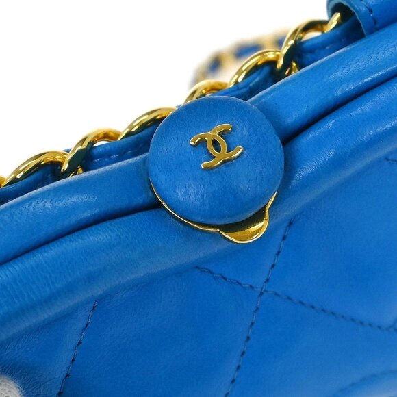 Chanel Blue Lambskin Fringe Bum Bag 155438 - Picture 5 of 10